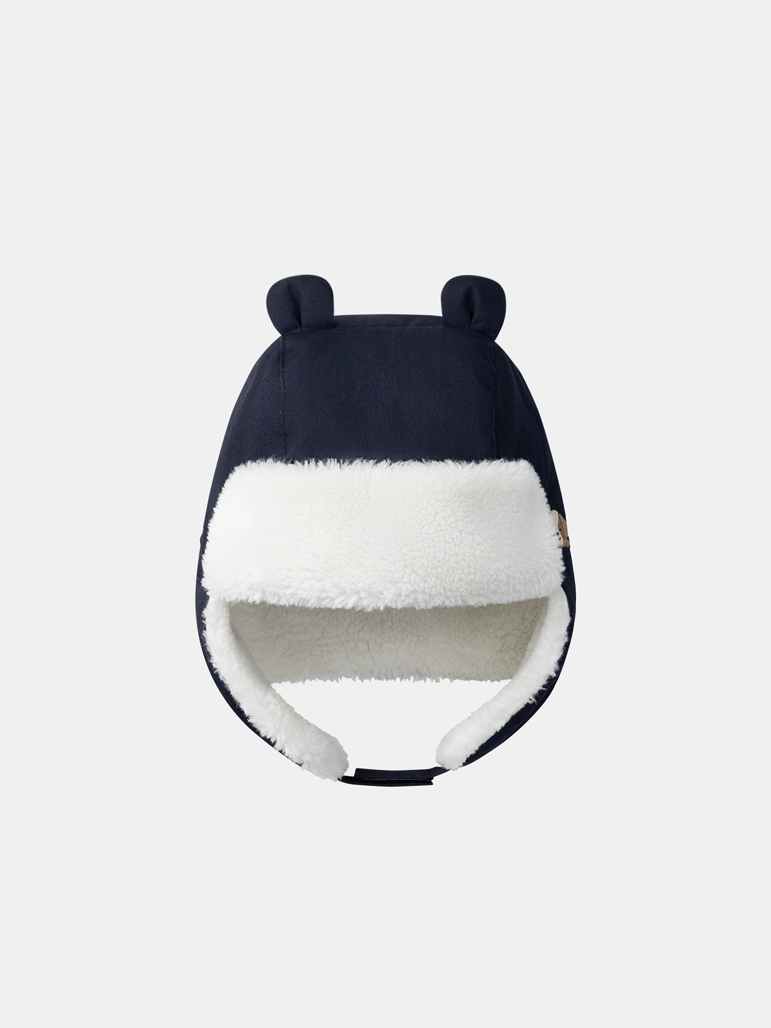 Bonnet cache oreilles bleu foncé Bébé Garçon