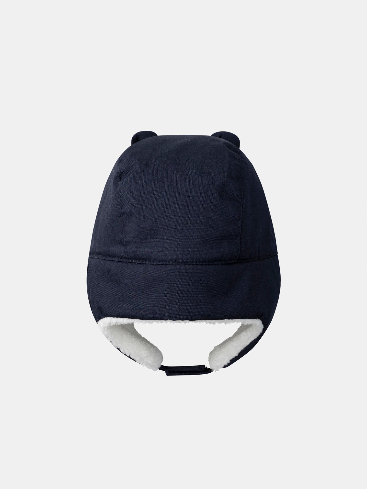 Bonnet cache oreilles bleu foncé Bébé Garçon